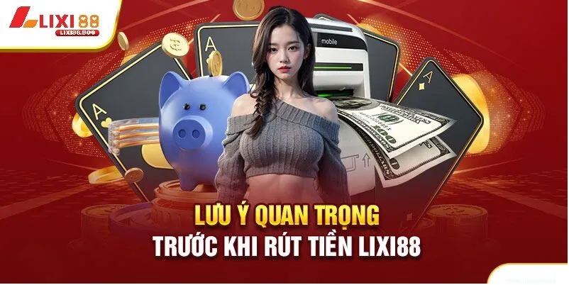 Rút tiền Lixi88 - id Lưu ý khi rút tiền Lixi88 tránh mất thời gian